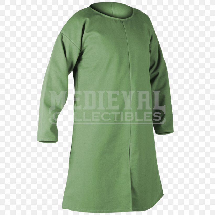 Middle Ages Tunic Sleeve Guru Ravidas Ayurved University Live Action Role-playing Game, PNG, 850x850px, Middle Ages, Active Shirt, Canvas, Coat, Green Download Free