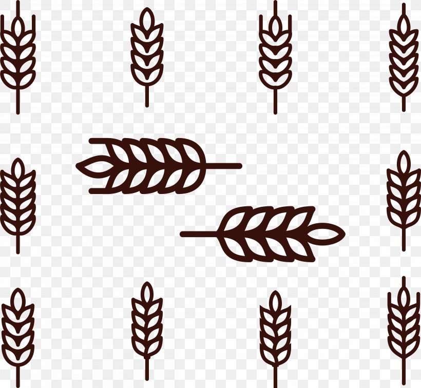 Wheat Cereal Rice Icon, PNG, 4841x4467px, Wheat, Black And White, Cereal, Ear, Food Download Free