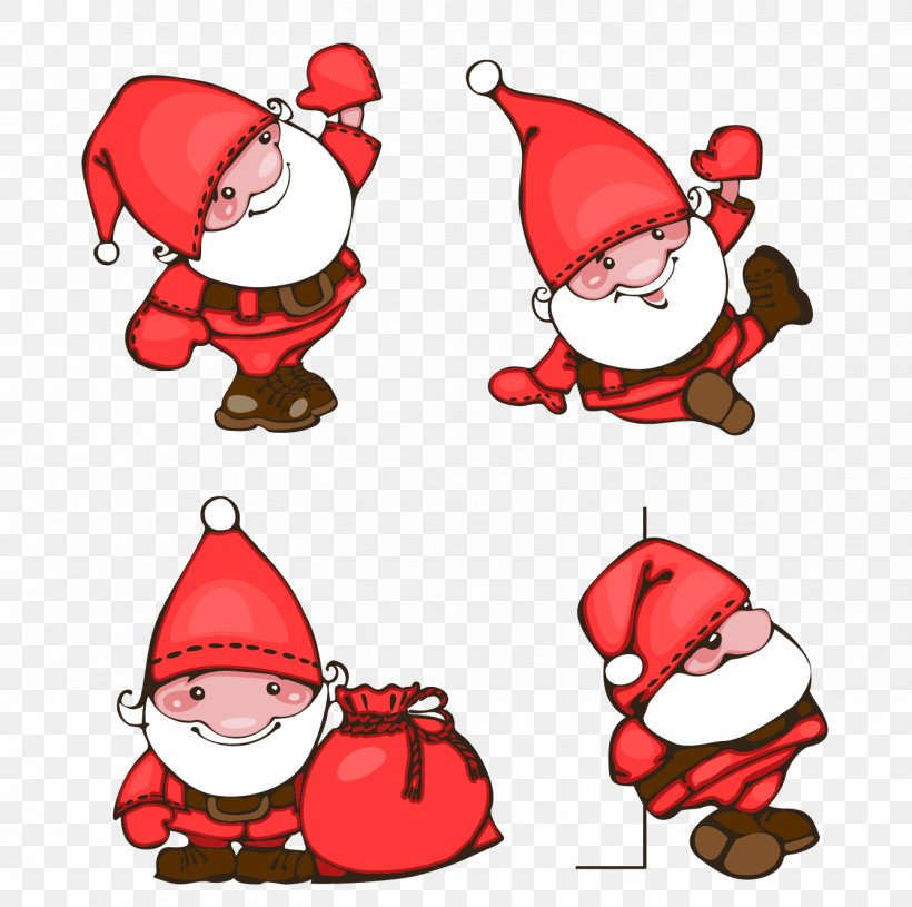 Santa Claus Christmas Ornament Clip Art, PNG, 1336x1329px, Santa Claus, Artwork, Christmas, Christmas Decoration, Christmas Ornament Download Free