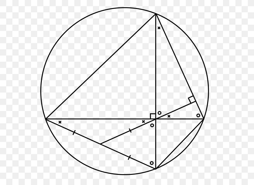 Angle Circle Brahmagupta's Formula Brahmagupta Theorem Cyclic Quadrilateral, PNG, 600x600px, Brahmagupta Theorem, Area, Black And White, Cyclic Quadrilateral, Diagonal Download Free