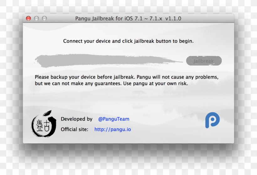 IOS Jailbreaking Pangu Team MacOS Cydia, PNG, 1280x873px, Ios Jailbreaking, Apple, Blue, Brand, Cydia Download Free