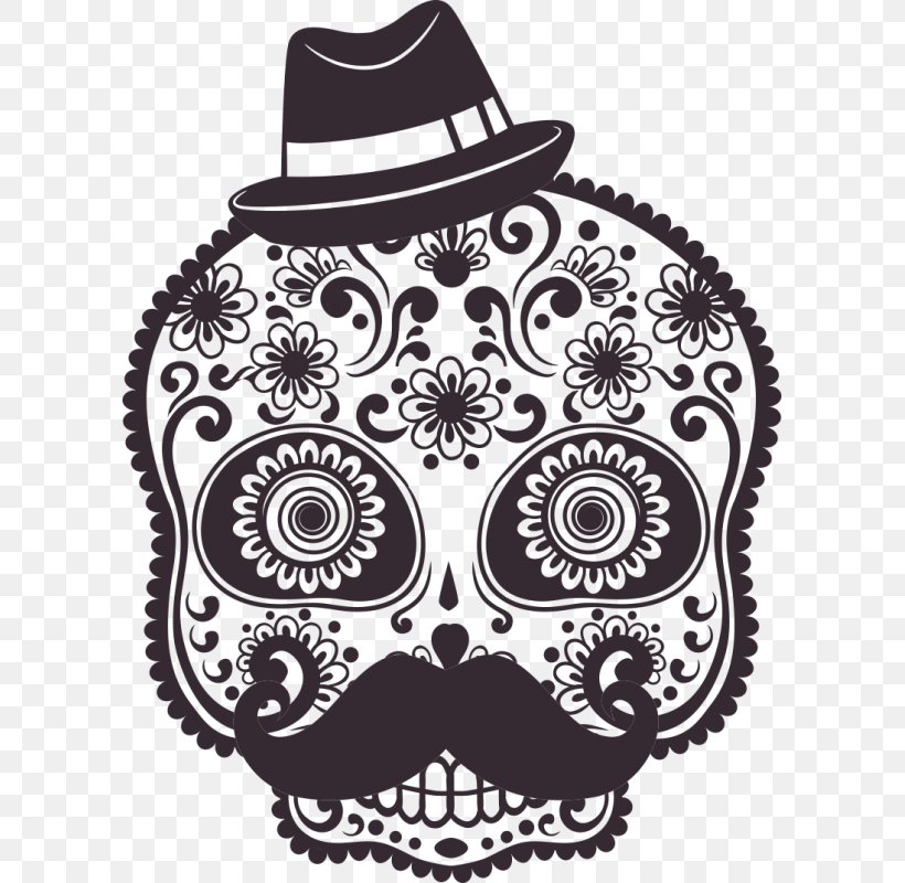 Calavera T-shirt Skull, PNG, 800x800px, Calavera, Art, Black And White, Bone, Costume Download Free