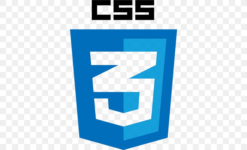 Cascading Style Sheets Logo HTML CSS3 Sass, PNG, 500x500px, Cascading Style Sheets, Area, Blockquote Element, Blue, Brand Download Free