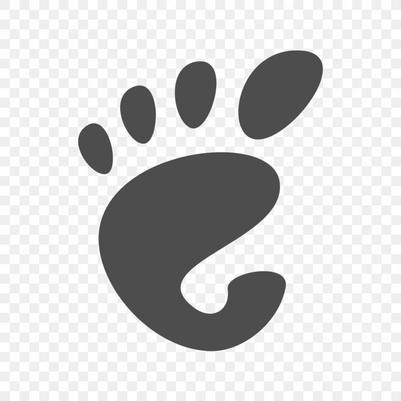 GNOME Foundation Logo Antergos Debian, PNG, 1024x1024px, Gnome, Antergos, Black, Black And White, Cinnamon Download Free