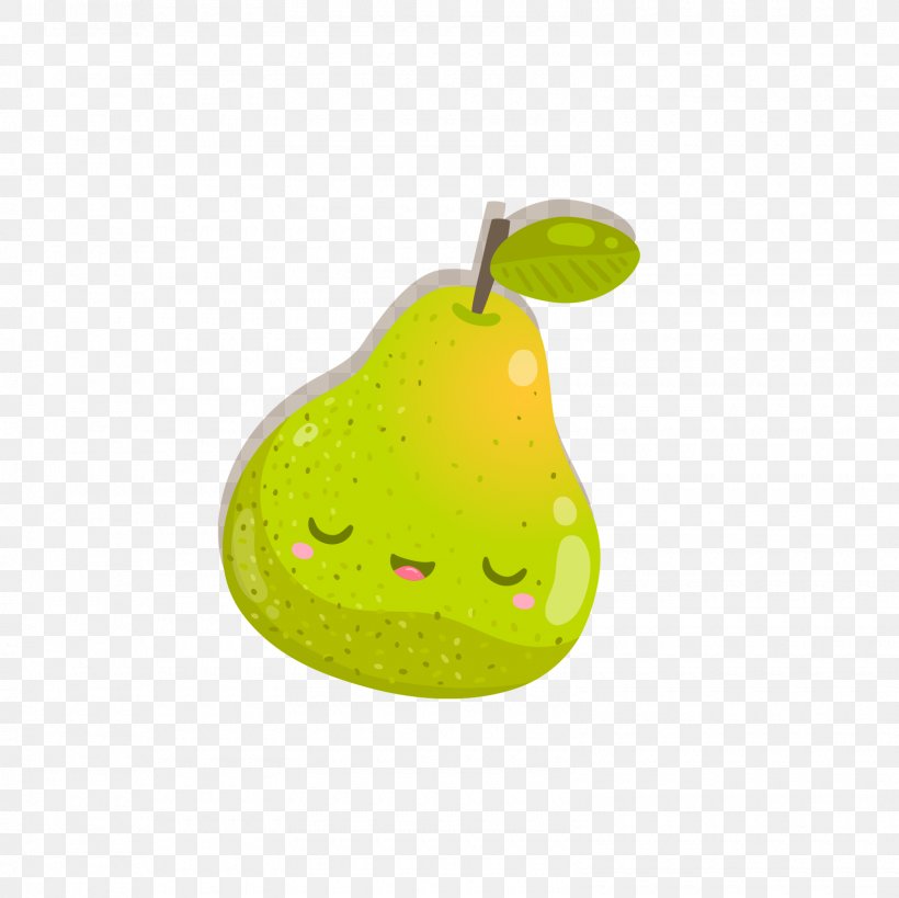 Pear, PNG, 1600x1600px, Pear, Apple, Cartoon, Food, Fruit Download Free