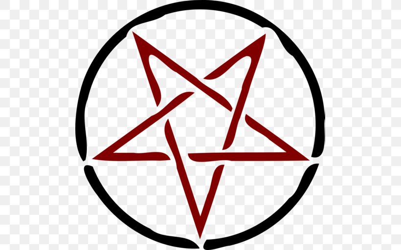 Pentagram Pentacle Clip Art, PNG, 512x512px, Pentagram, Area, Baphomet, Black And White, Number Of The Beast Download Free