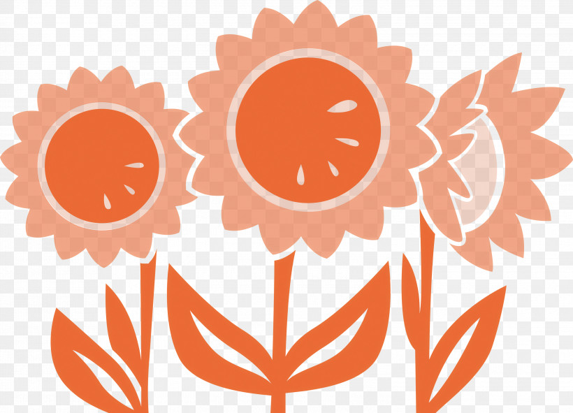 Sunflower Summer, PNG, 3000x2164px, Sunflower, Chrysanthemum, Cut Flowers, Drawing, Floral Design Download Free
