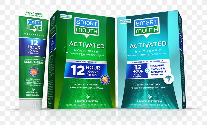 Smartmouth Original Activated Mouthwash Mint Brand, PNG, 1087x659px, Mouthwash, Brand, Mint, Ounce Download Free