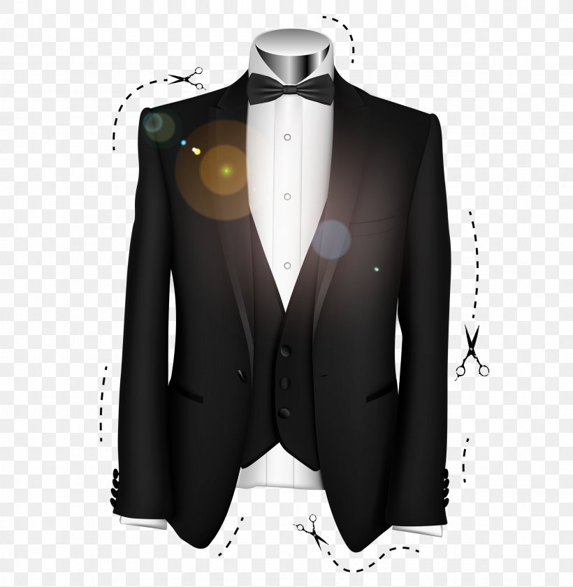 Suit Tuxedo Formal Wear Bow Tie, PNG, 2362x2423px, Suit, Black, Black Tie, Blazer, Bow Tie Download Free