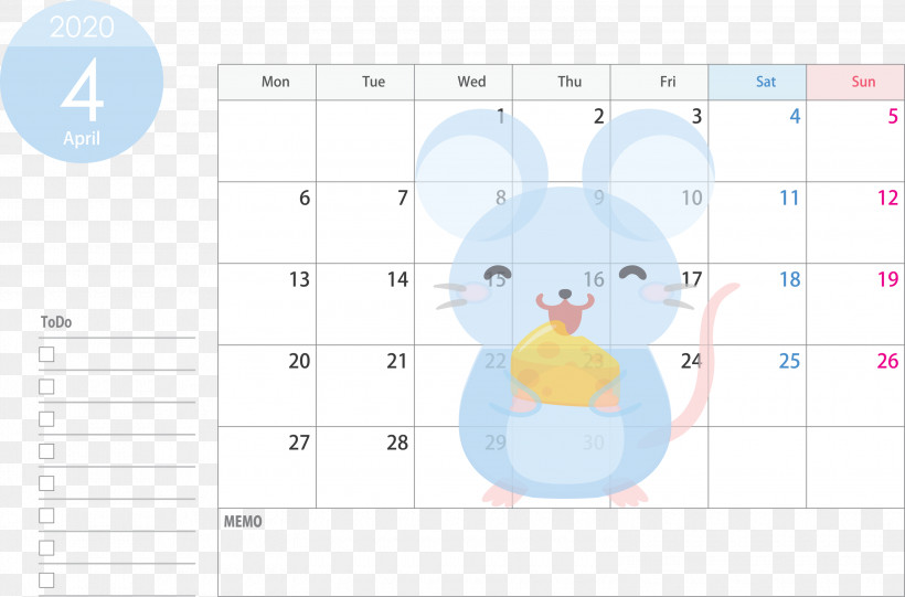 April 2020 Calendar April Calendar 2020 Calendar, PNG, 3000x1982px, 2020 Calendar, April 2020 Calendar, April Calendar, Circle, Line Download Free