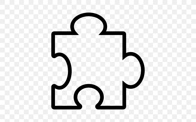 Jigsaw Puzzles Clip Art, PNG, 512x512px, Jigsaw Puzzles, Area, Black And White, Diagram, Puzzle Download Free