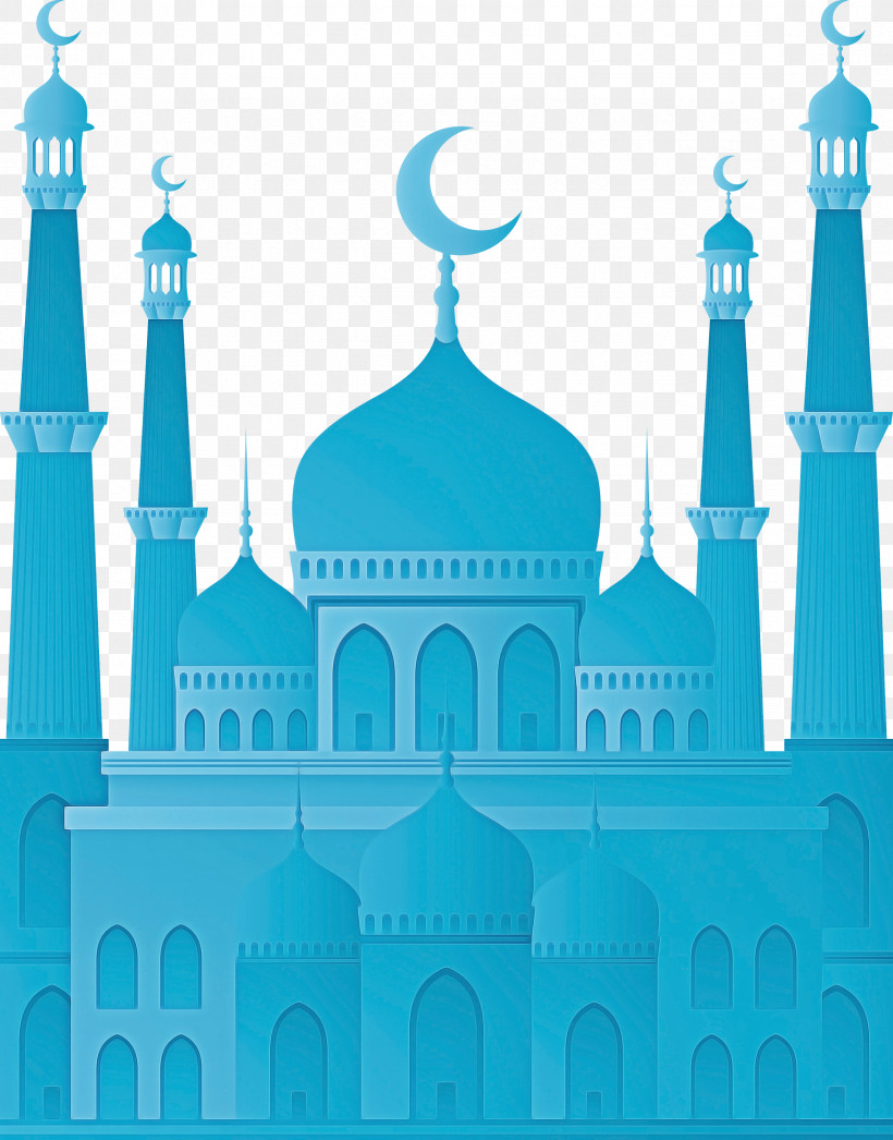 Mosque Ramadan Kareem, PNG, 2351x2999px, Mosque, Arch, Architecture, Blue, Building Download Free