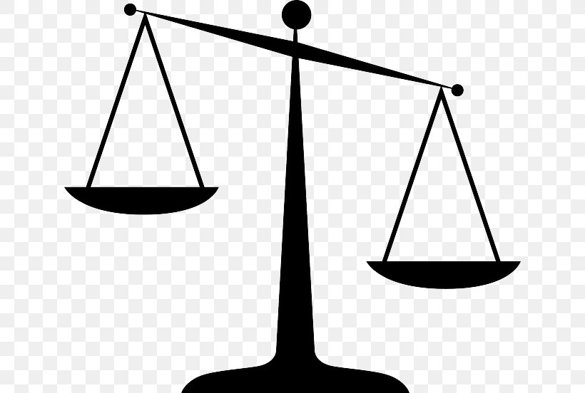 Measuring Scales Justice Measurement Clip Art, PNG, 640x552px, Measuring Scales, Black And White, Judge, Justice, Law Download Free