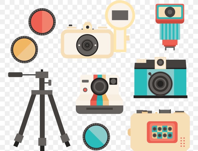 Photography Tripod Camera Euclidean Vector, PNG, 754x625px, Watercolor, Cartoon, Flower, Frame, Heart Download Free