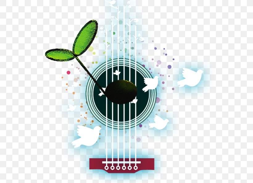 Art Poster Guitar, PNG, 591x591px, Watercolor, Cartoon, Flower, Frame, Heart Download Free