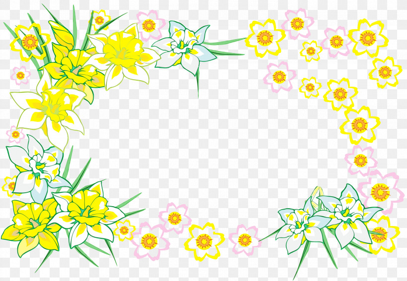 Floral Design, PNG, 2999x2076px, Flower Rectangular Frame, Floral Design, Floral Rectangular Frame, Flower, Paint Download Free