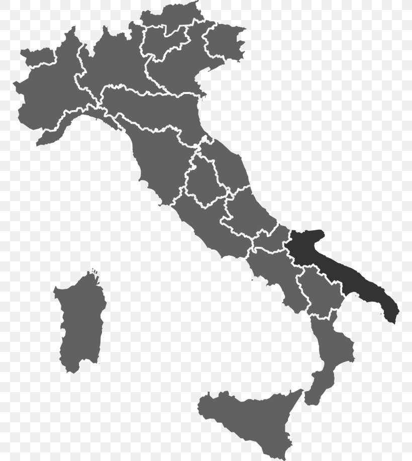Regions Of Italy Lombardy Map, PNG, 770x917px, Regions Of Italy, Black, Black And White, Italy, Lombardy Download Free