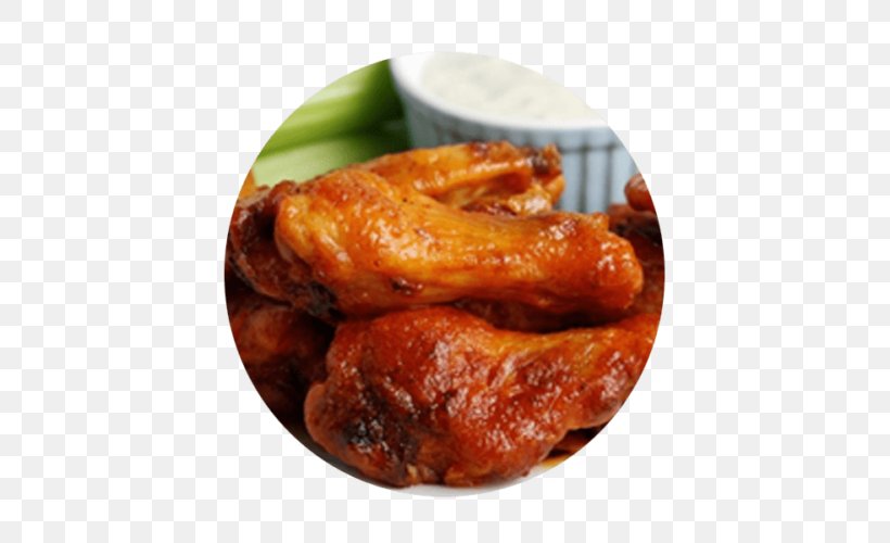 Buffalo Wing Pizza Barbecue Chicken, PNG, 500x500px, Buffalo Wing, Animal Source Foods, Barbecue, Barbecue Chicken, Blue Cheese Download Free