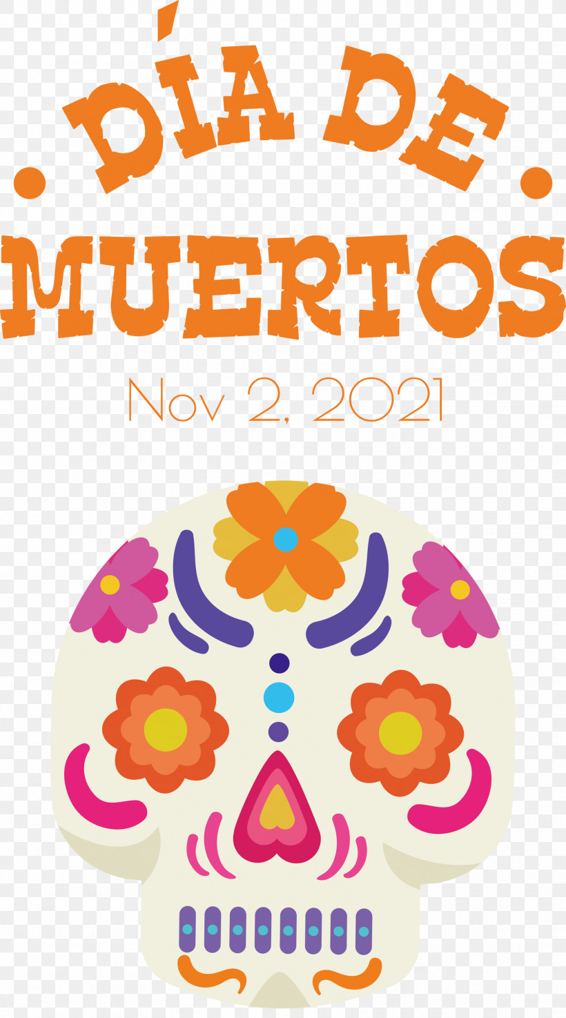Day Of The Dead Día De Los Muertos, PNG, 1667x3000px, Day Of The Dead, Dia De Los Muertos, Floral Design, Orange Sa, Paintbrush Download Free