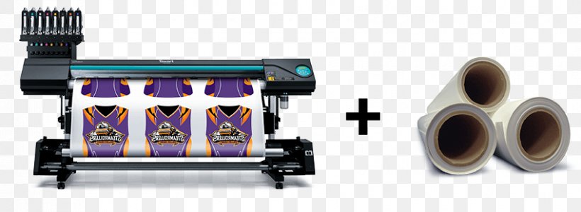 Dye-sublimation Printer Digital Printing Wide-format Printer, PNG, 850x311px, Dyesublimation Printer, Clothing, Digital Printing, Digital Textile Printing, Direct To Garment Printing Download Free