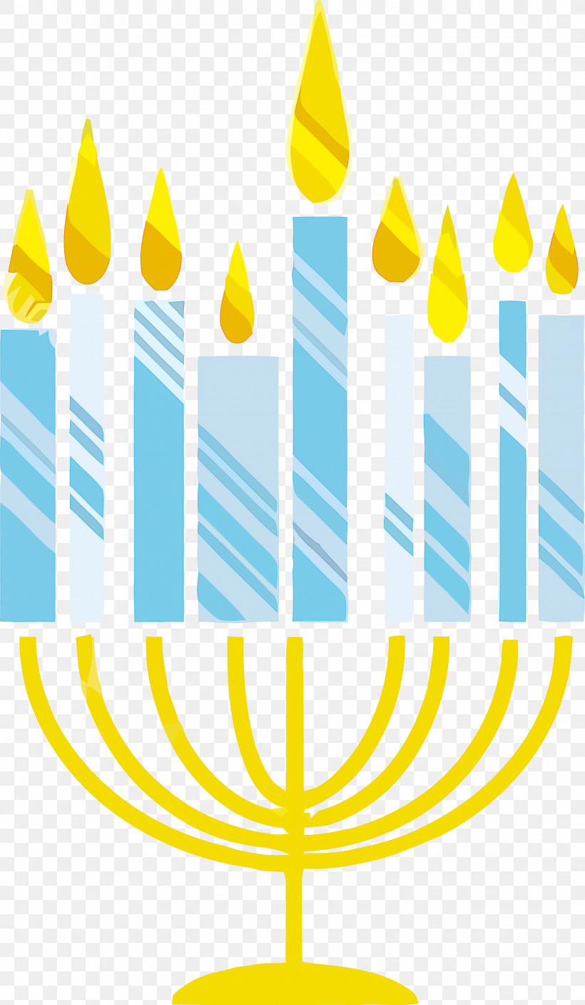 Hanukkah Candle Hanukkah Happy Hanukkah, PNG, 2158x3704px, Hanukkah Candle, Hanukkah, Happy Hanukkah, Line, Yellow Download Free
