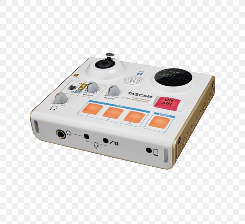Microphone TASCAM MiNiSTUDIO Personal TASCAM MiNiSTUDIO Creator Audio Interfaces Broadcasting, PNG, 750x750px, Microphone, Broadcasting, Digital Audio, Electronic Component, Electronic Device Download Free