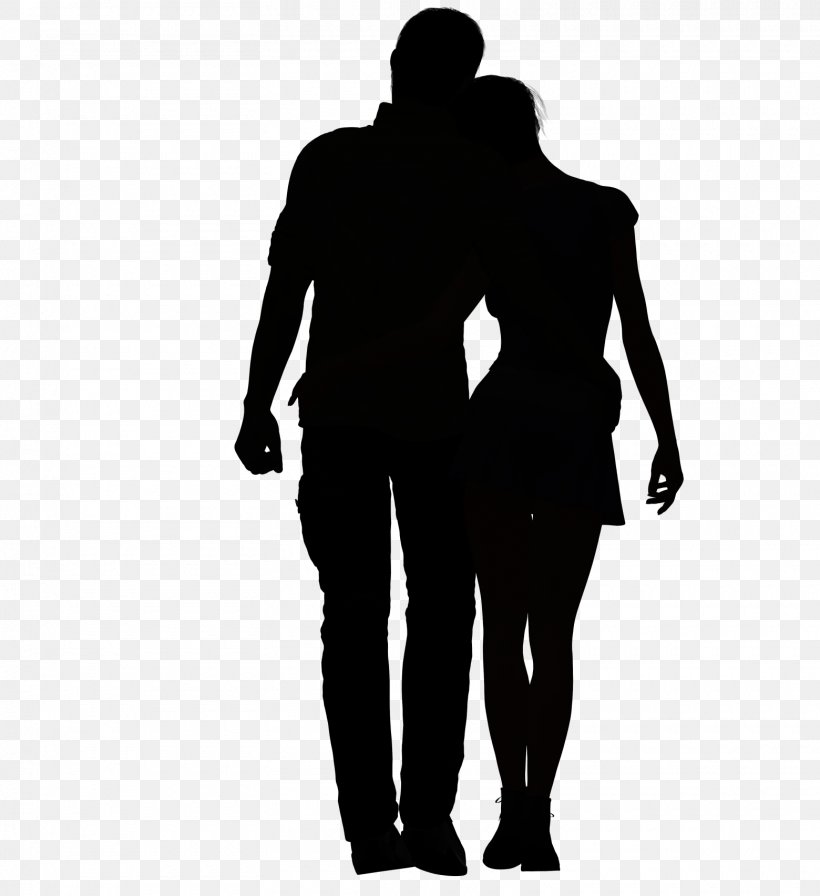Silhouette Couple, PNG, 1560x1706px, Silhouette, Black, Black And White, Couple, Gentleman Download Free