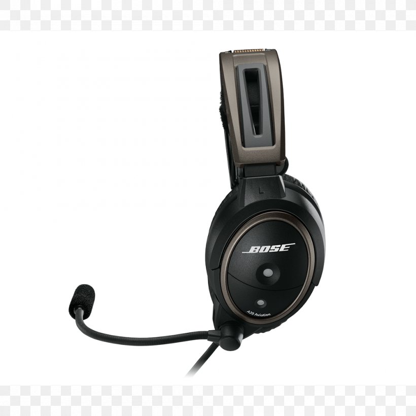 Bose A20 Active Noise Control Headphones Headset Bluetooth, PNG, 1000x1000px, Bose A20, Active Noise Control, Audio, Audio Equipment, Audio Signal Download Free