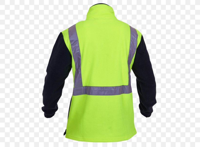 Sleeve T-shirt Shoulder Polar Fleece Jacket, PNG, 600x600px, Sleeve, Green, Jacket, Outerwear, Polar Fleece Download Free