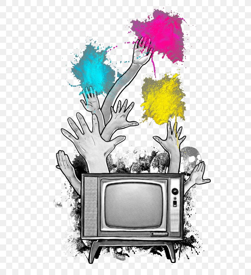 Television Illustration, PNG, 562x900px, Television, Art, Black And White, Designer, Dlan Download Free
