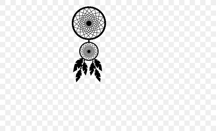 Dreamcatcher Wall Decal Amulet, PNG, 500x500px, Dreamcatcher, Amulet, Black, Black And White, Body Jewelry Download Free