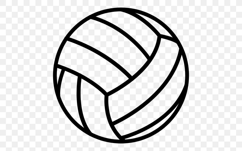 Volleyball Sport Stock Photography, PNG, 512x512px, Volleyball, Ball, Beach Volleyball, Black, Black And White Download Free