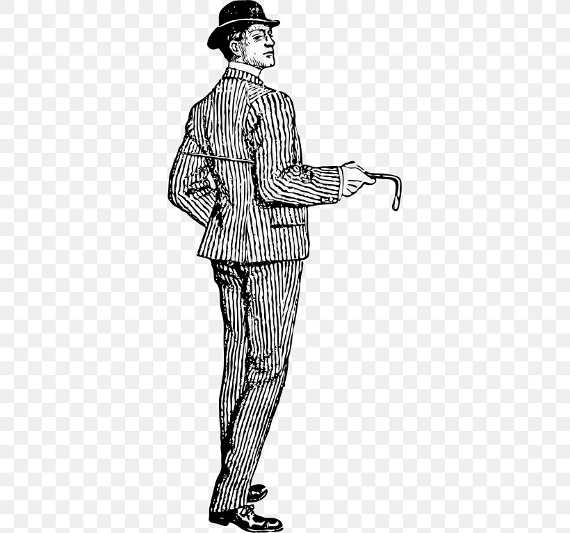Dapper ORM Suit Clip Art, PNG, 337x767px, Dapper Orm, Art, Black And White, Clothing, Costume Download Free