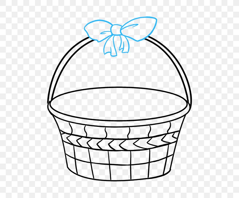 Drawing Easter Basket Line Art Image, PNG, 680x678px, Drawing, Art, Basket, Coloring Book, Easter Download Free