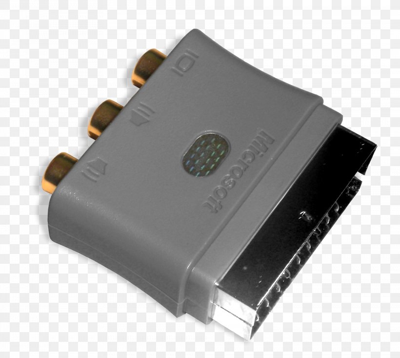 Xbox 360 PlayStation 2 Wii SCART RCA Connector, PNG, 1968x1760px, Xbox 360, Adapter, Cable, Electrical Cable, Electrical Connector Download Free