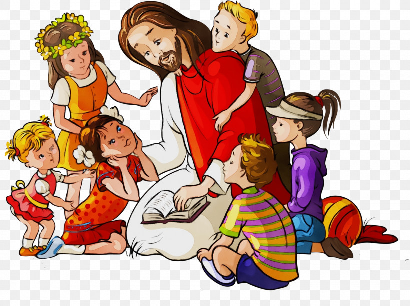 Friendship Christianity School Kindergarten Toddler, PNG, 1600x1196px, Watercolor, Behavior, Cartoon, Child, Christianity Download Free