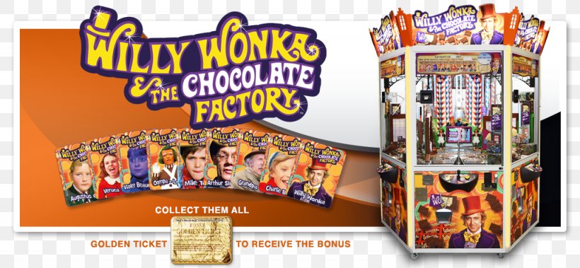 The Willy Wonka Candy Company Charlie And The Chocolate Factory Game, PNG, 1025x474px, Willy Wonka, Amusement Park, Brand, Charlie And The Chocolate Factory, Chocolate Download Free