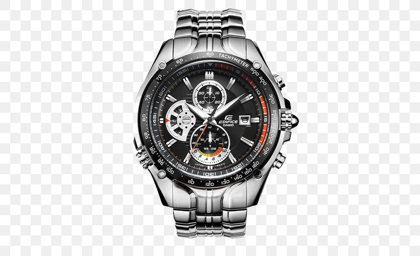 Watch Casio Edifice Chronograph Clock, PNG, 500x500px, Watch, Brand, Casio, Casio Edifice, Chronograph Download Free