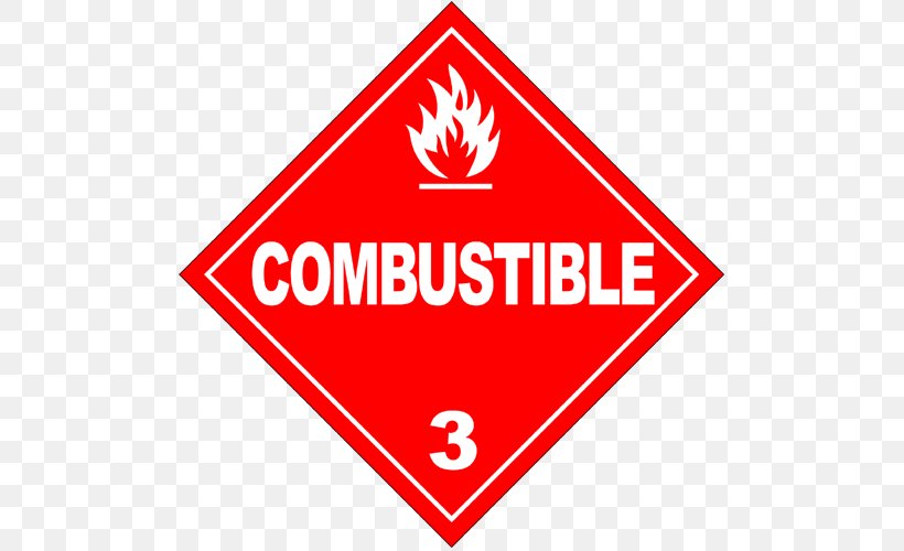 HAZMAT Class 3 Flammable Liquids Dangerous Goods Combustibility And Flammability, PNG, 500x500px, Hazmat Class 3 Flammable Liquids, Area, Brand, Combustibility And Flammability, Corrosive Substance Download Free