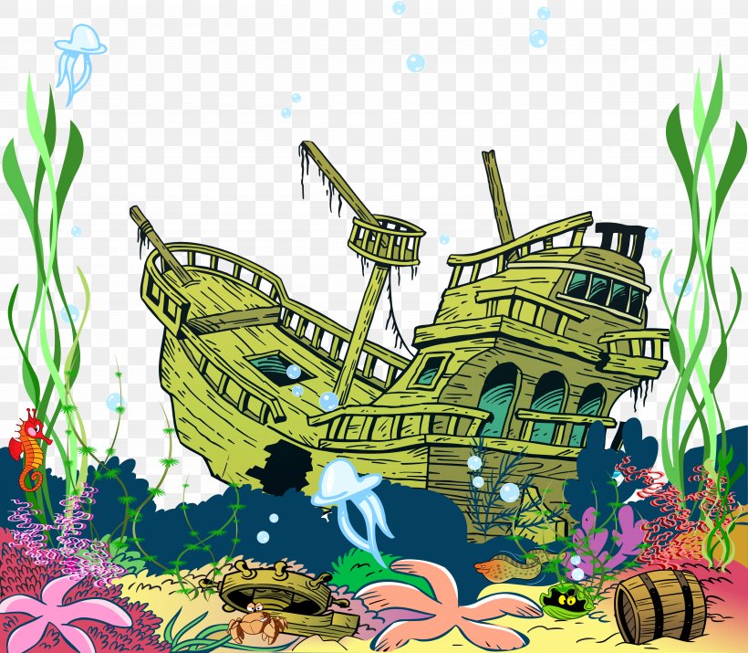 Illustration Stock Photography Image Seabed, PNG, 5000x4361px, Stock Photography, Ancient Ship, Art, Book, Drawing Download Free