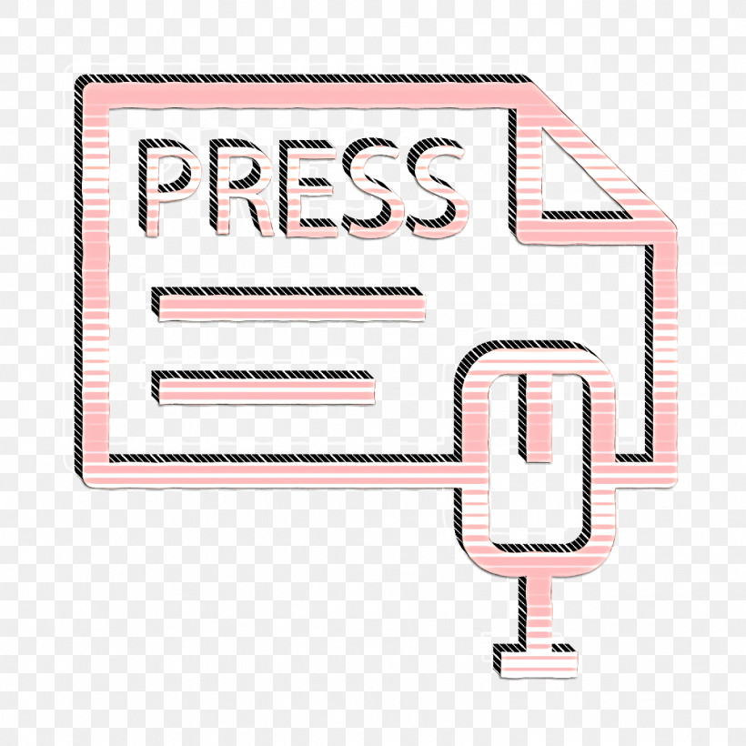 Press Icon Online Marketing Icon, PNG, 1284x1284px, Press Icon, Geometry, Line, Mathematics, Meter Download Free