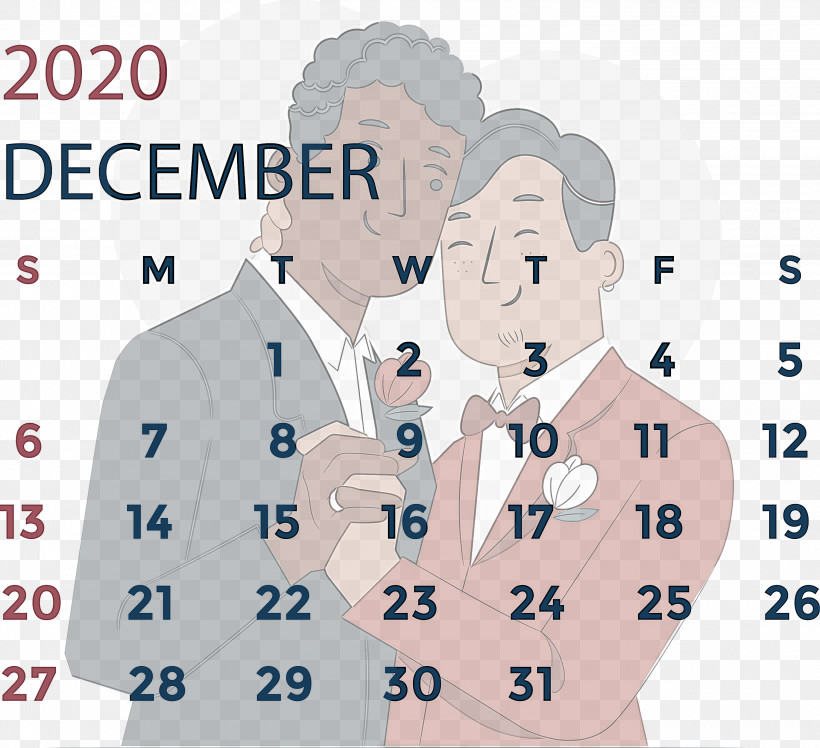 December 2020 Printable Calendar December 2020 Calendar, PNG, 3000x2738px, December 2020 Printable Calendar, Area, Behavior, Cartoon, December 2020 Calendar Download Free