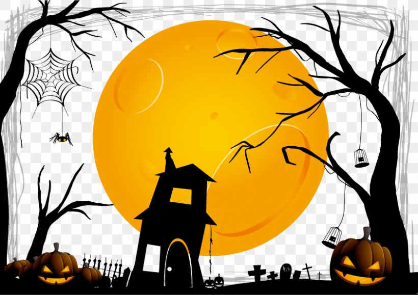 Halloween Clip Art, PNG, 842x595px, Halloween, Art, Cartoon, Festival, Gratis Download Free