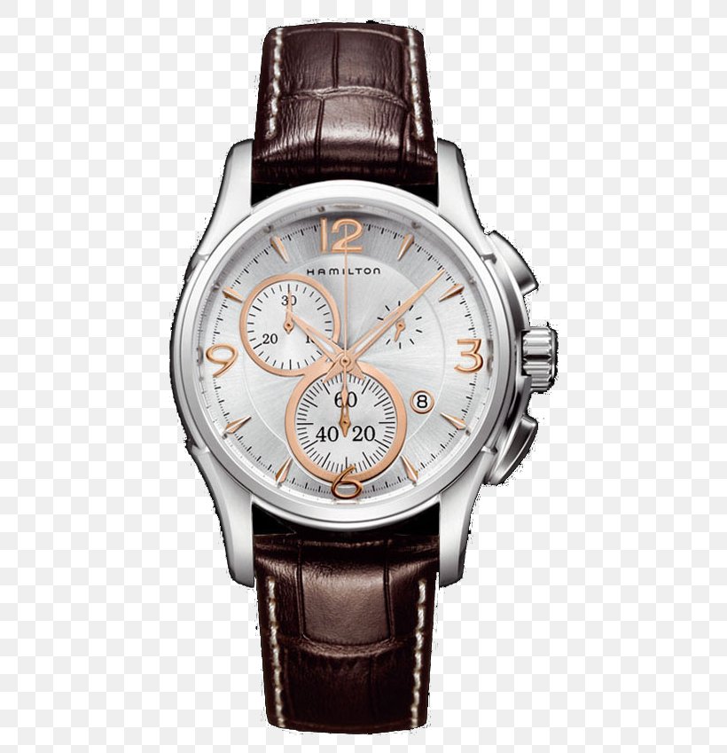 Hamilton Watch Company Chronograph Strap Quartz Clock, PNG, 557x849px, Hamilton Watch Company, Brand, Brown, Chronograph, Eta Sa Download Free