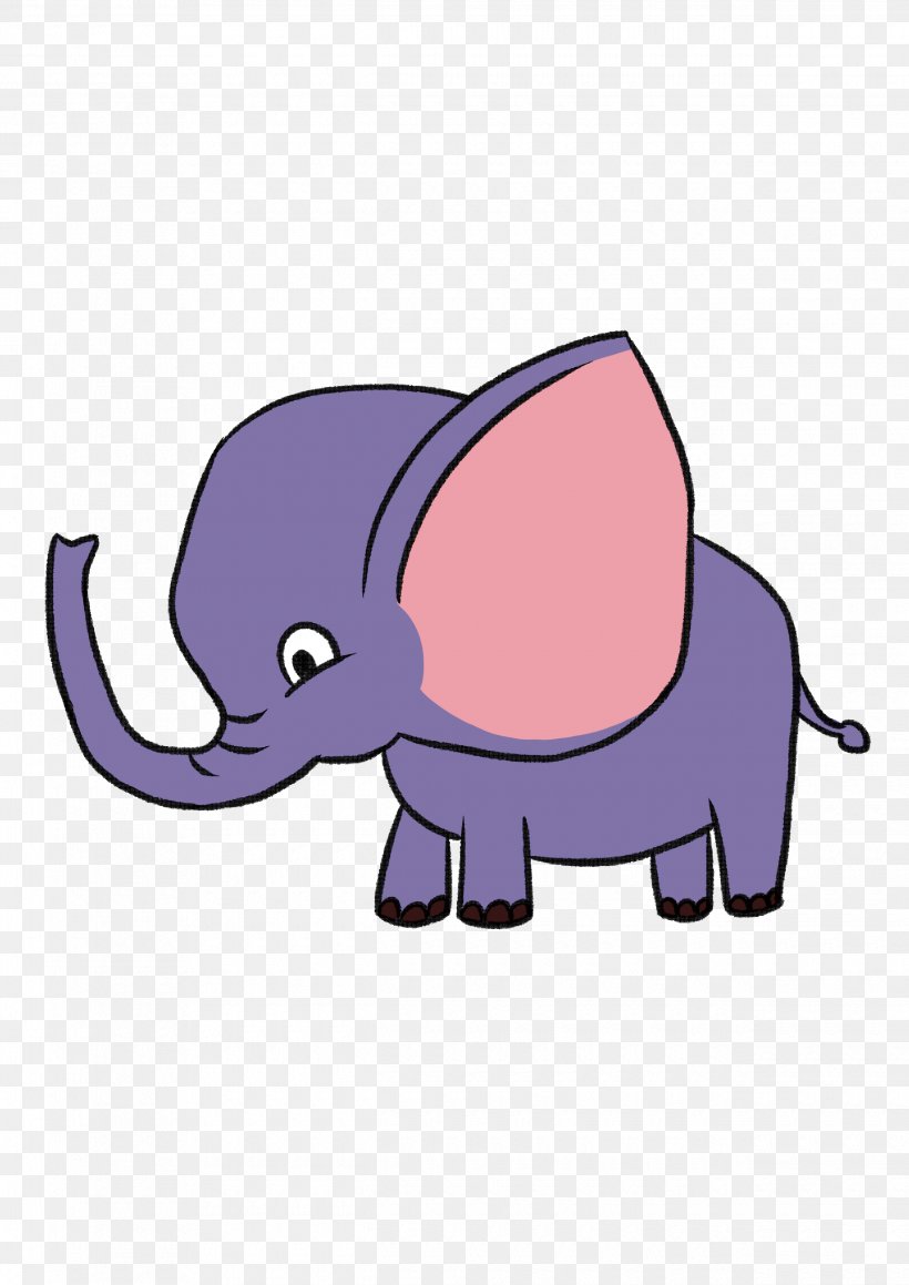 Indian Elephant African Elephant Character Clip Art, PNG, 2480x3508px, Indian Elephant, African Elephant, Animation, Asian Elephant, Cartoon Download Free