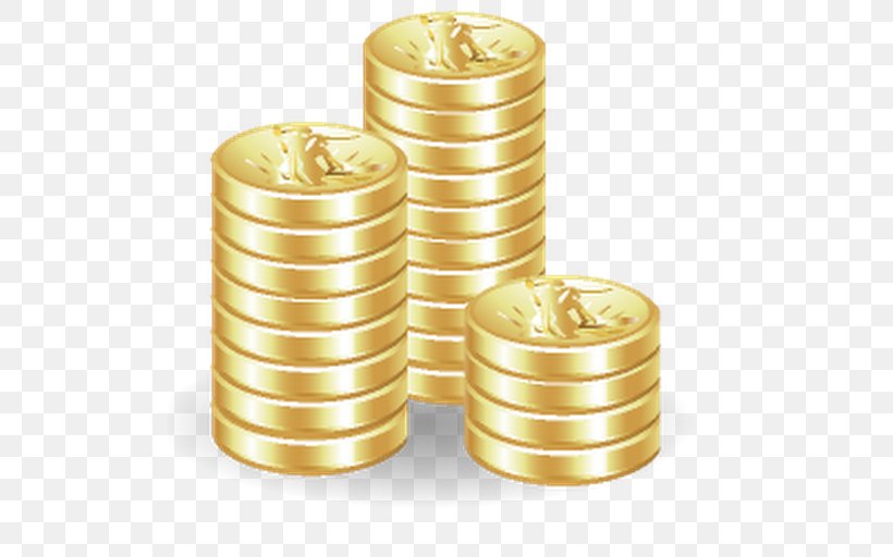 Coin Money, PNG, 512x512px, Coin, Brass, Cylinder, Gold Coin, Material Download Free