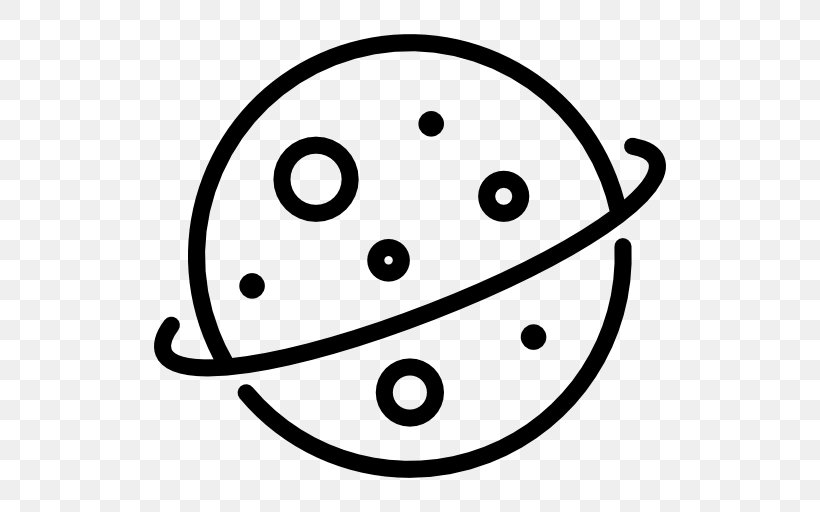 Saturn Solar System Planet, PNG, 512x512px, Saturn, Astronomy, Black And White, Description, Face Download Free