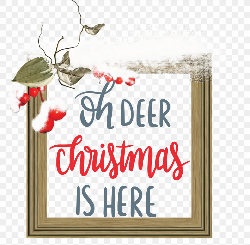 Christmas Deer Winter, PNG, 3000x2944px, Christmas, Biology, Deer, Flower, Geometry Download Free