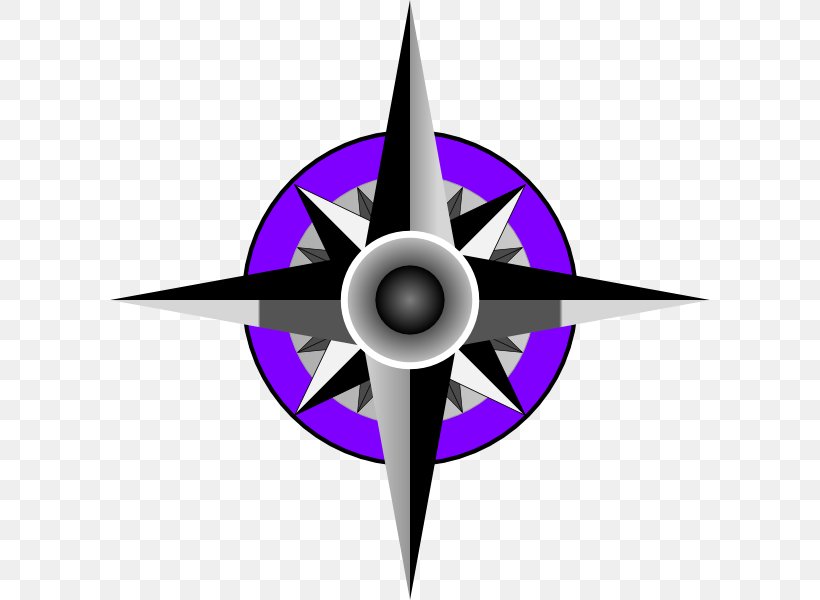 Compass Rose Drawing, PNG, 600x600px, Compass Rose, Compass, Drawing, Purple, Rose Download Free