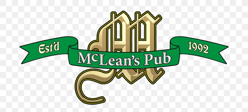 McLean's Pub Logo Bar Staff MTL, PNG, 717x373px, Pub, Bar, Brand, Cook, Green Download Free